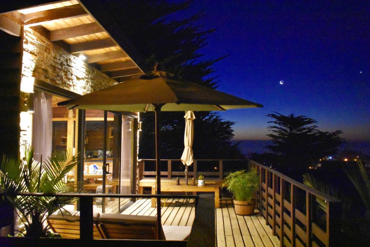 ---- Escapada De Lujo Para Dos ---- Casa Boutique Privada - Vistas Al Oceano - Parrilla Y Fogon En Quincho Privado - Insumos Desayuno - Tu Estadia Incluye Gratis 1 Sesion De Hidromasaje & Cromoterapia Bajo Las Estrellas En Jacuzzi Privado (Adults Onl 피칠레무 외부 사진